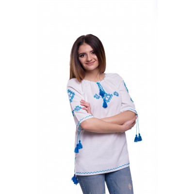Embroidered Blouse "Tenderness" handmade